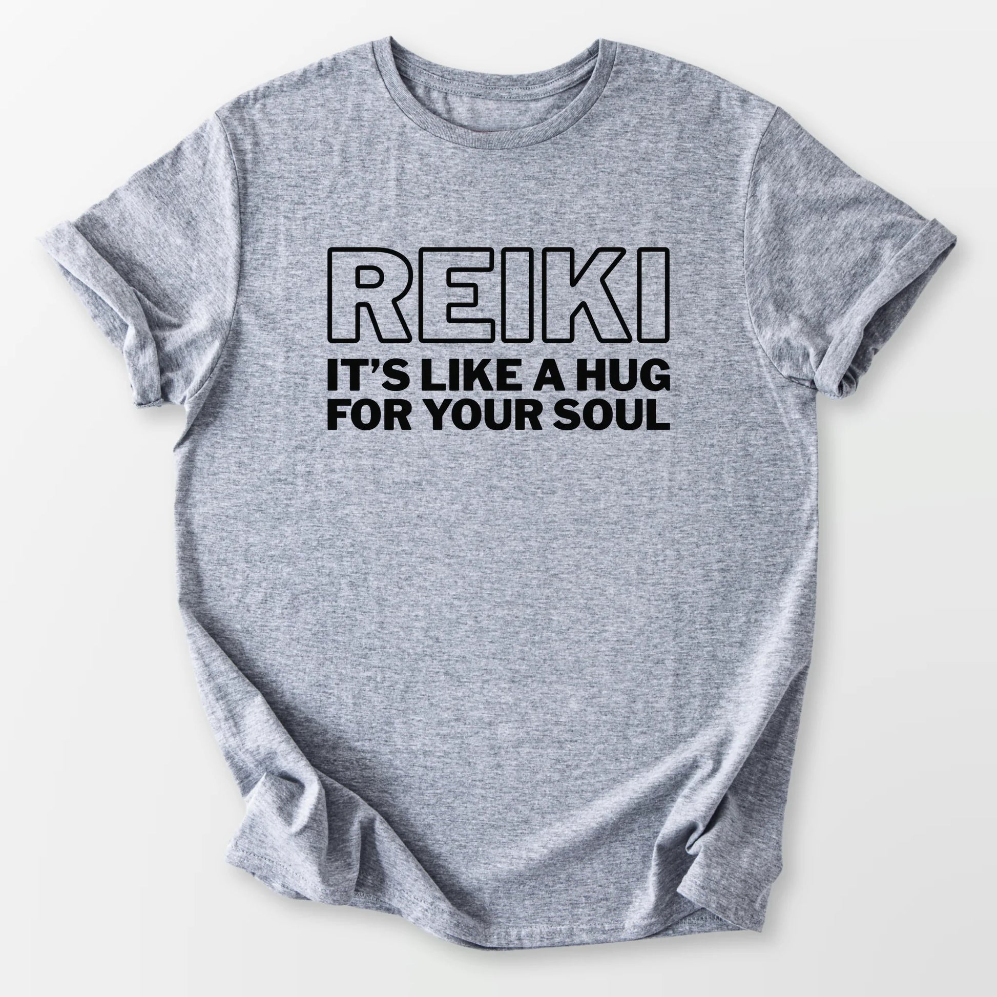 Reiki It's Like a Hug Tee Sport Grey T-Shirt