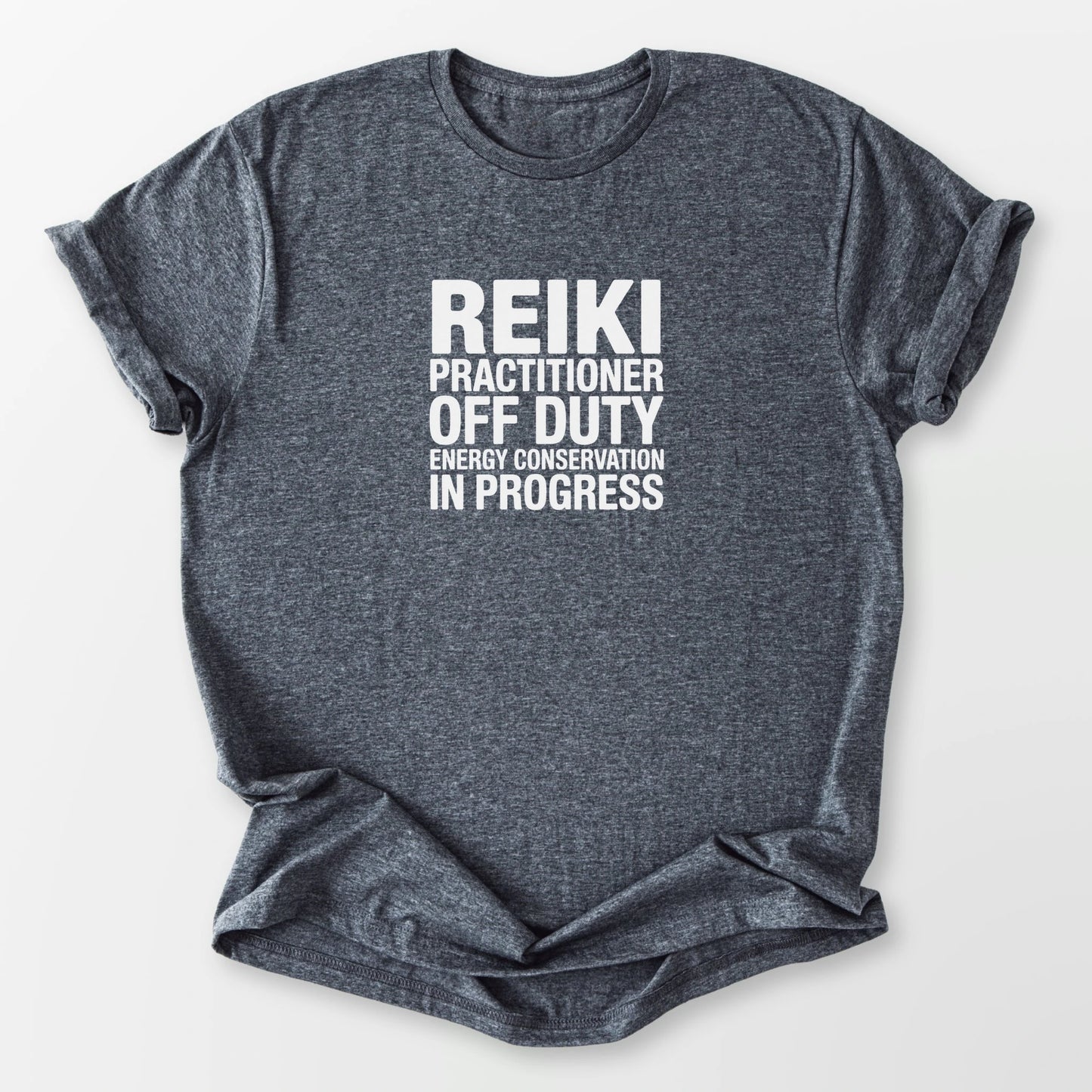 Reiki Off Duty Tee Dark Heather Grey T-Shirt