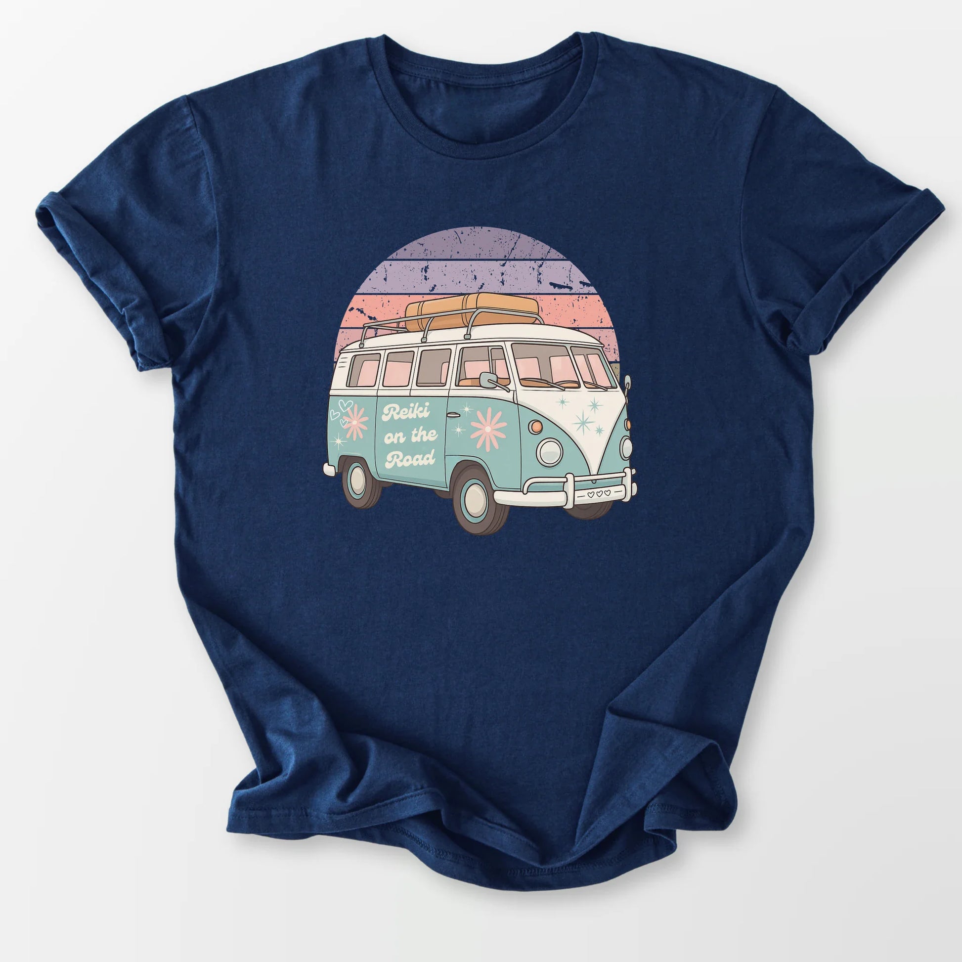 Reiki on the Road Tee Navy T-Shirt