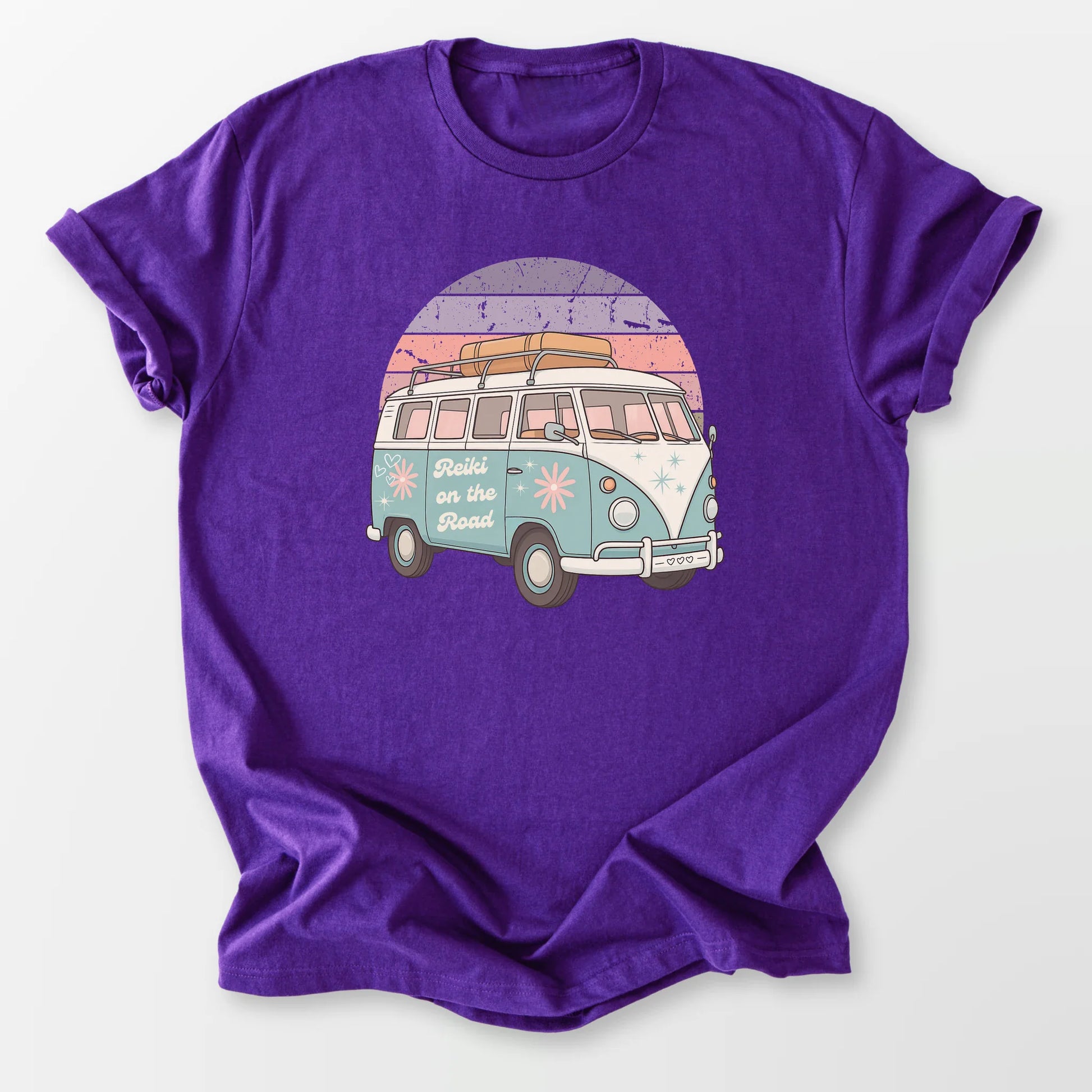Reiki on the Road Tee Purple T-Shirt