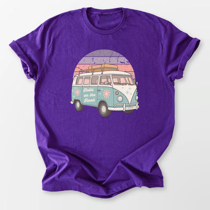 Reiki on the Road Tee Purple T-Shirt