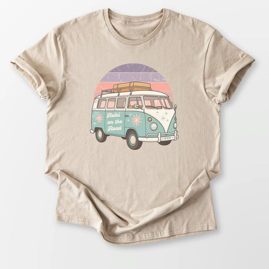 Reiki on the Road Tee Sand T-Shirt