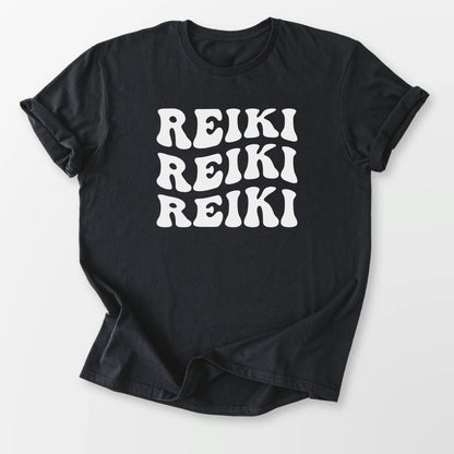 Reiki Reiki Reiki Tee Black T-Shirt