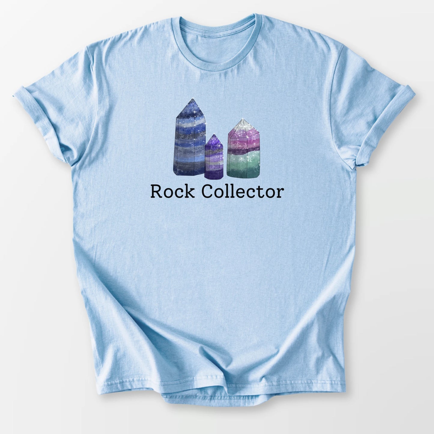 Rock Collector Tee Light Blue T-Shirt