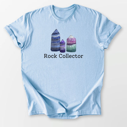 Rock Collector Tee Light Blue T-Shirt