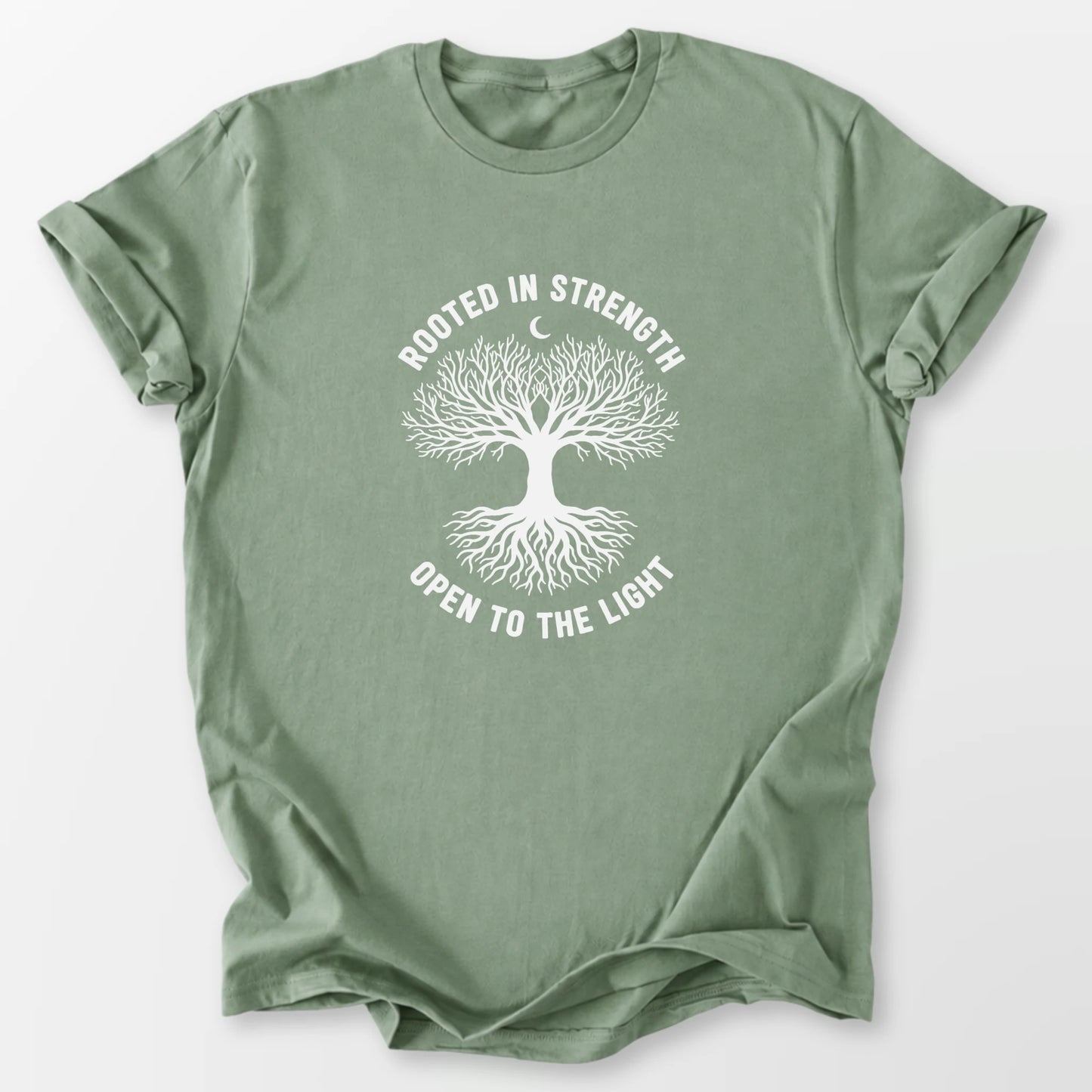 Rooted in Strength Tee Sage T-Shirt