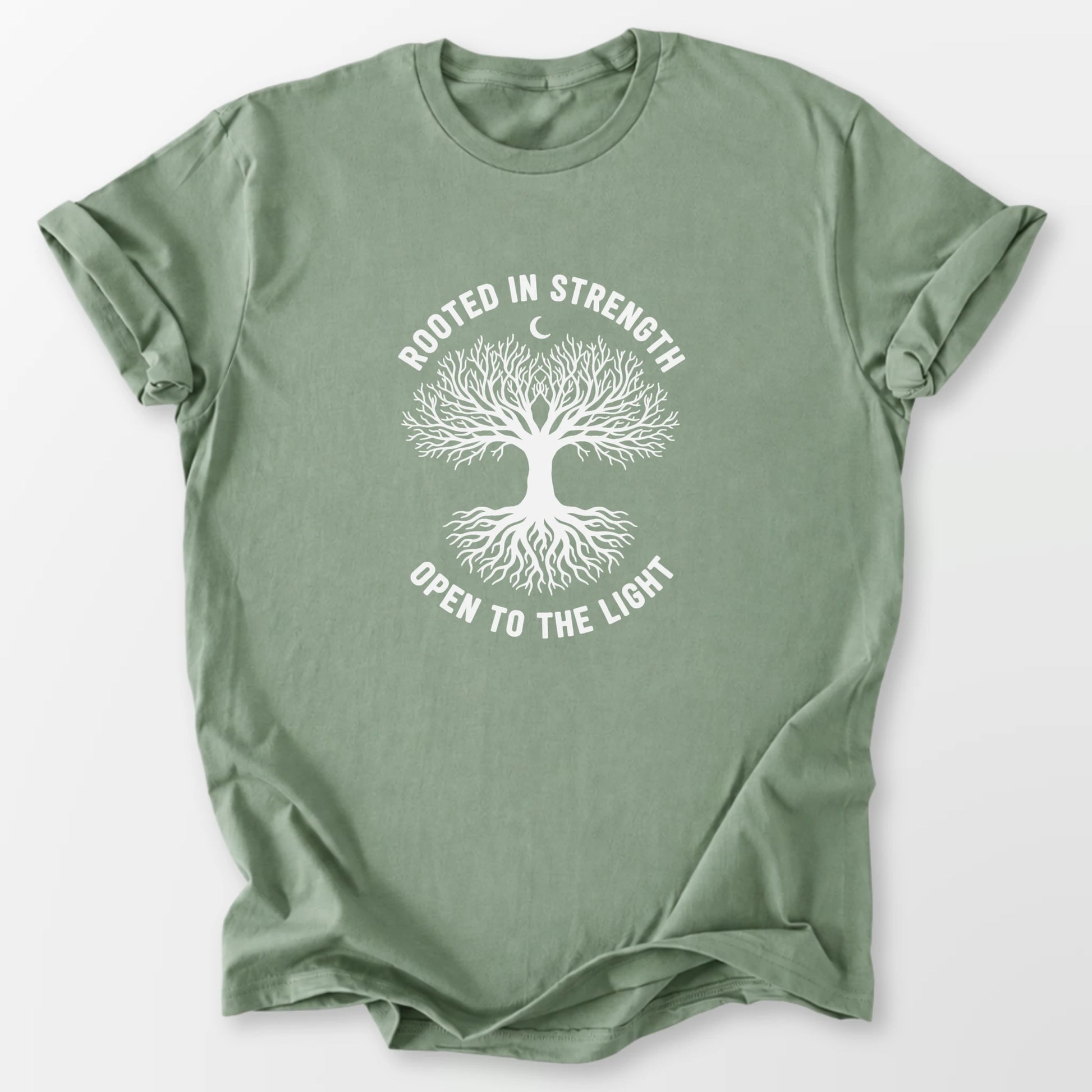 Rooted in Strength Tee Sage T-Shirt