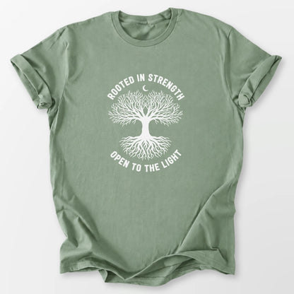 Rooted in Strength Tee Sage T-Shirt