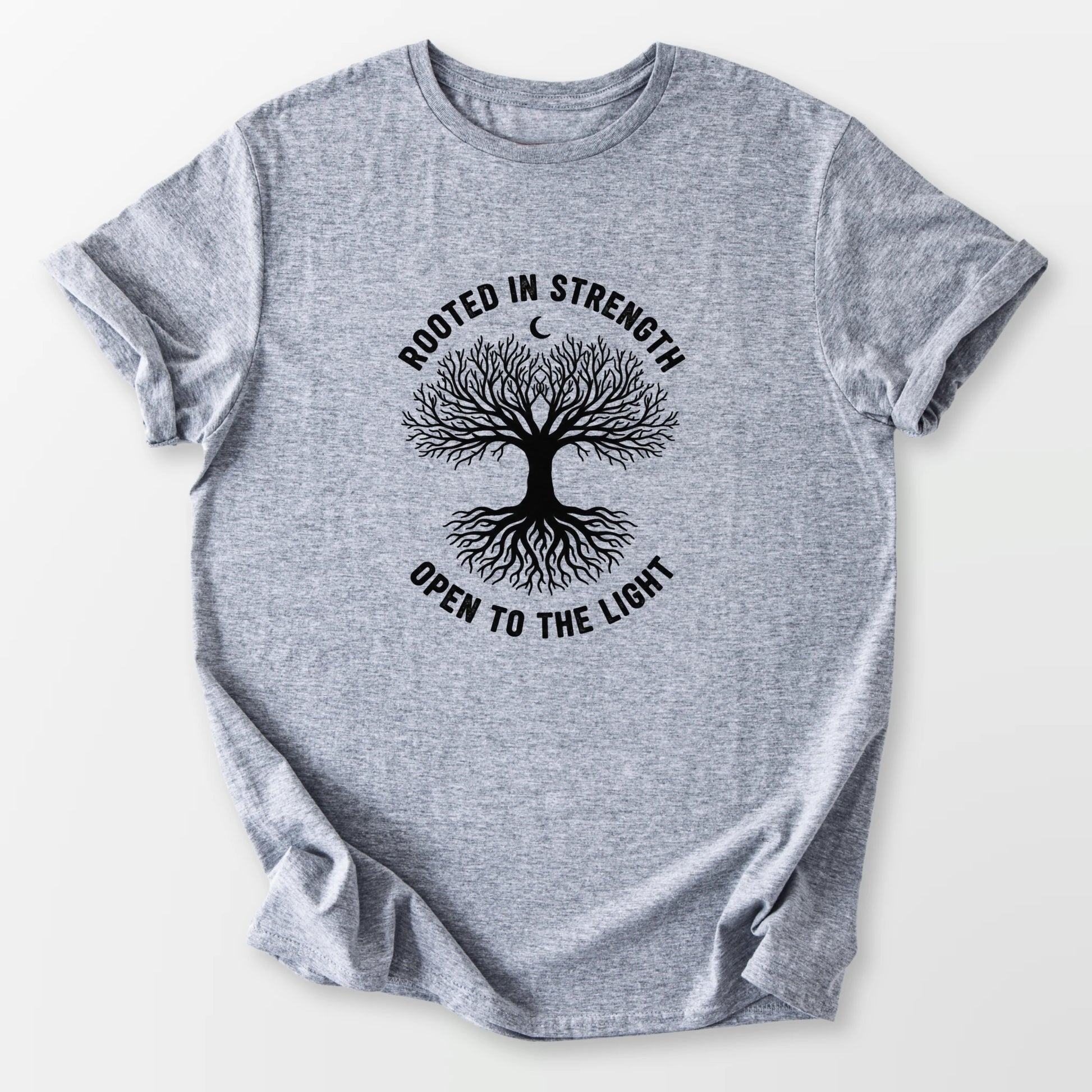 Rooted in Strength Tee Sport Grey T-Shirt