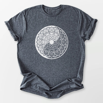 Sacred Balance Tee Dark Heather Grey T-Shirt