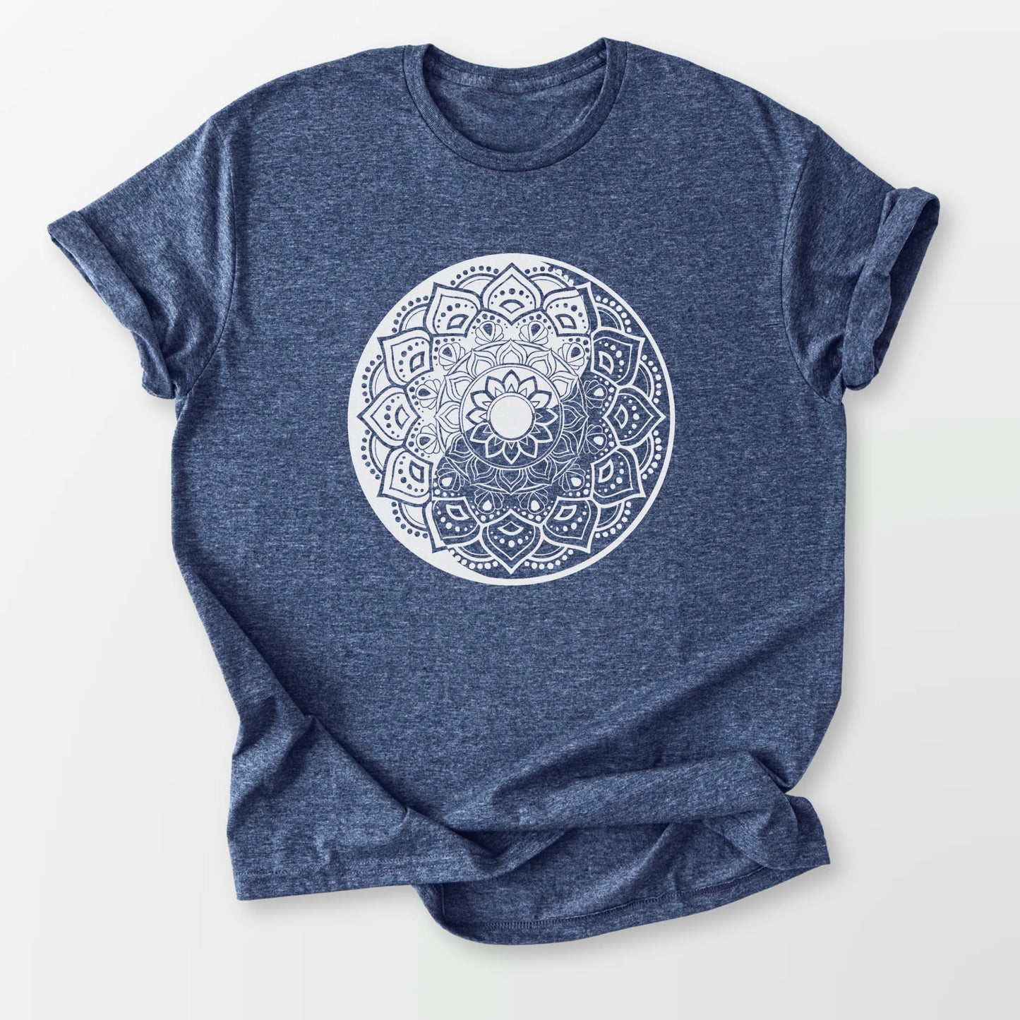 Sacred Balance Tee Heather Navy T-Shirt