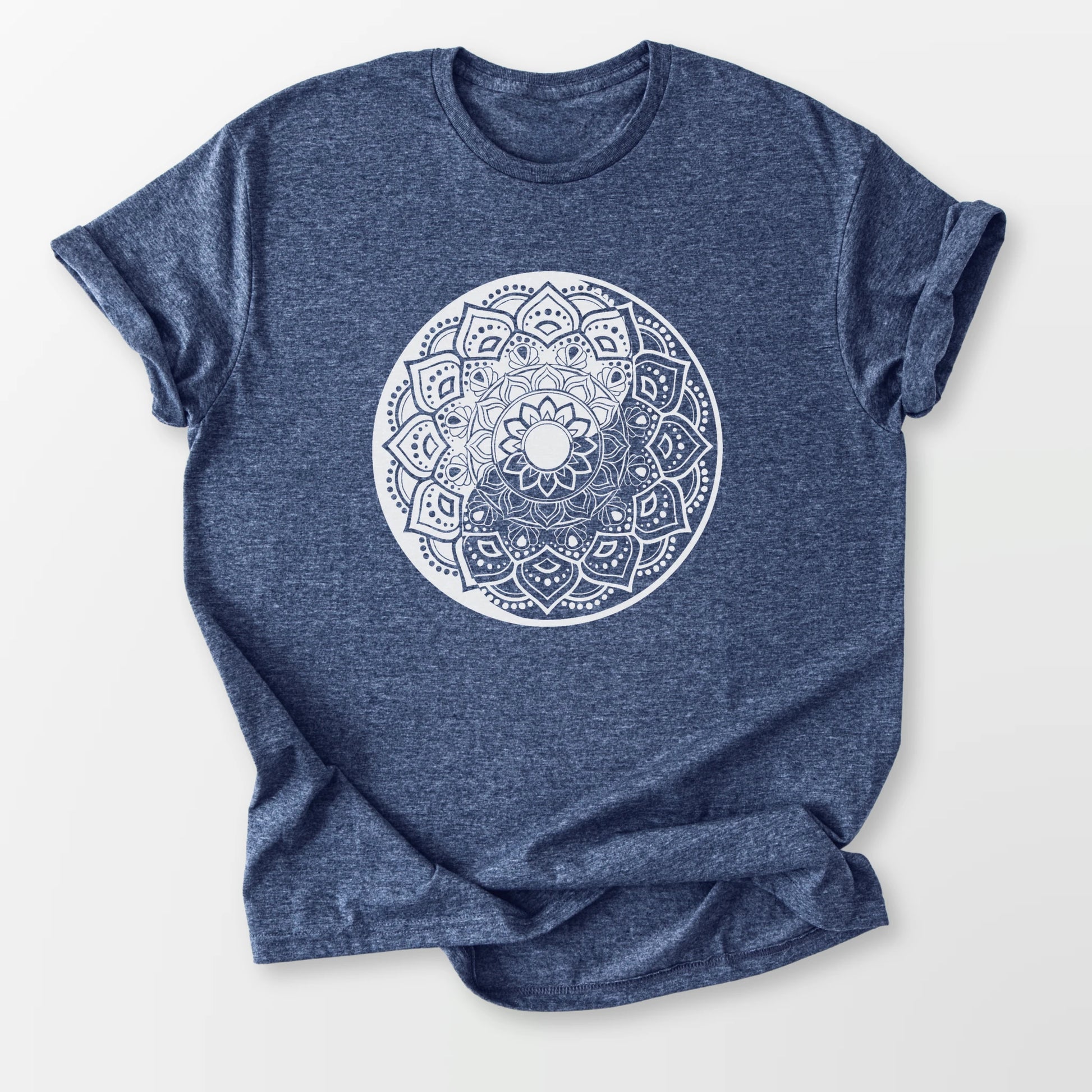 Sacred Balance Tee Heather Navy T-Shirt