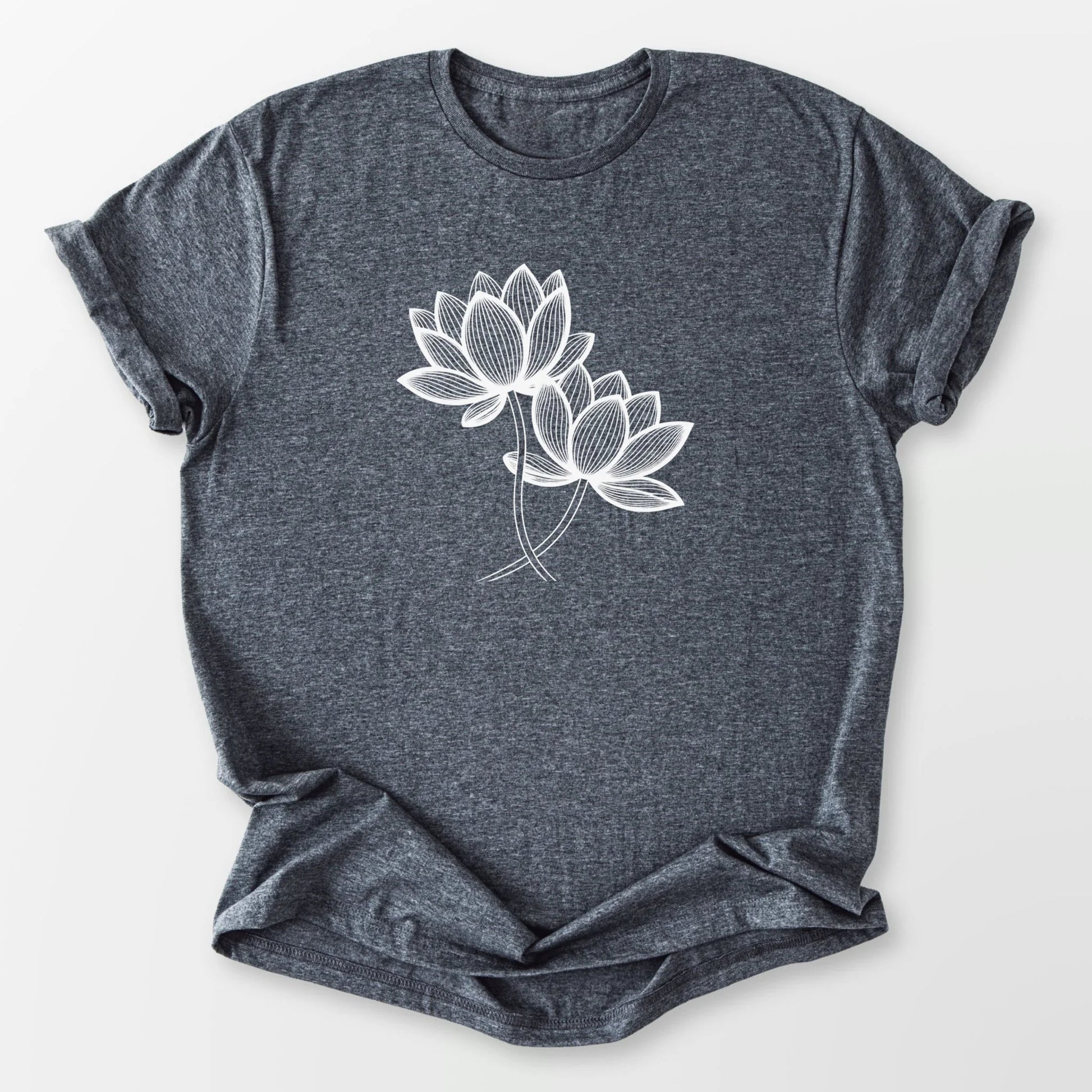 Sacred Blooms Tee Dark Heather Grey T-Shirt