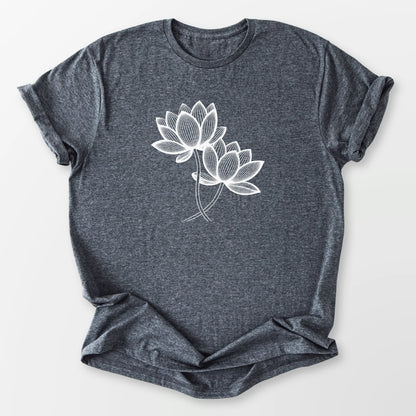 Sacred Blooms Tee Dark Heather Grey T-Shirt