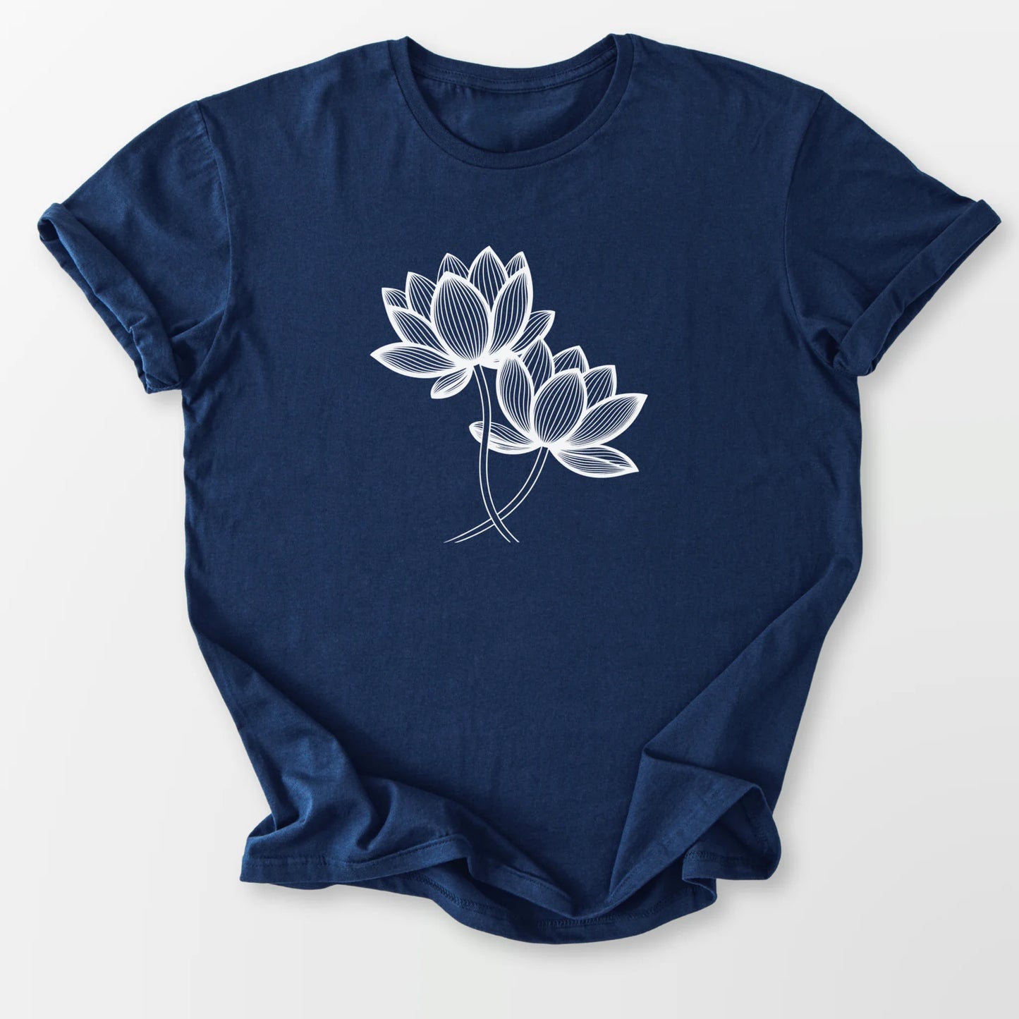 Sacred Blooms Tee Navy T-Shirt