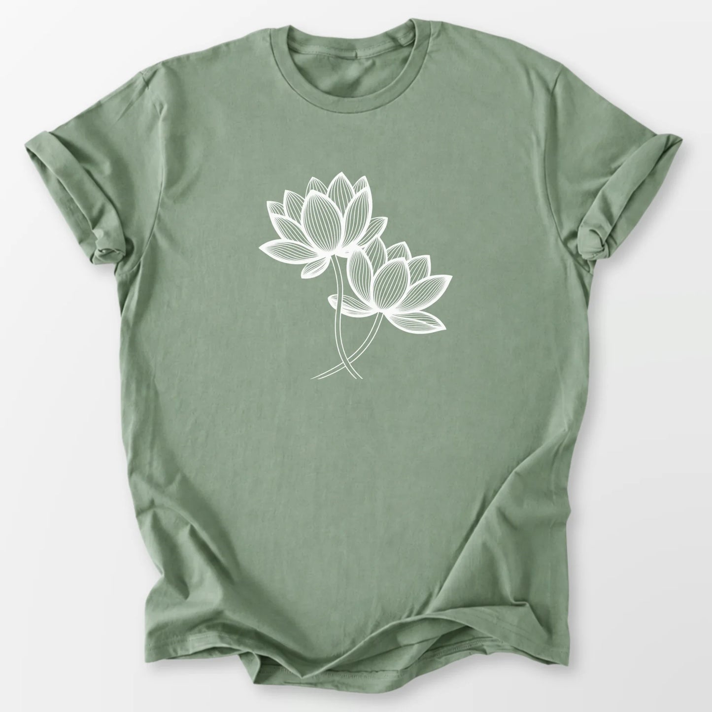 Sacred Blooms Tee Sage T-Shirt