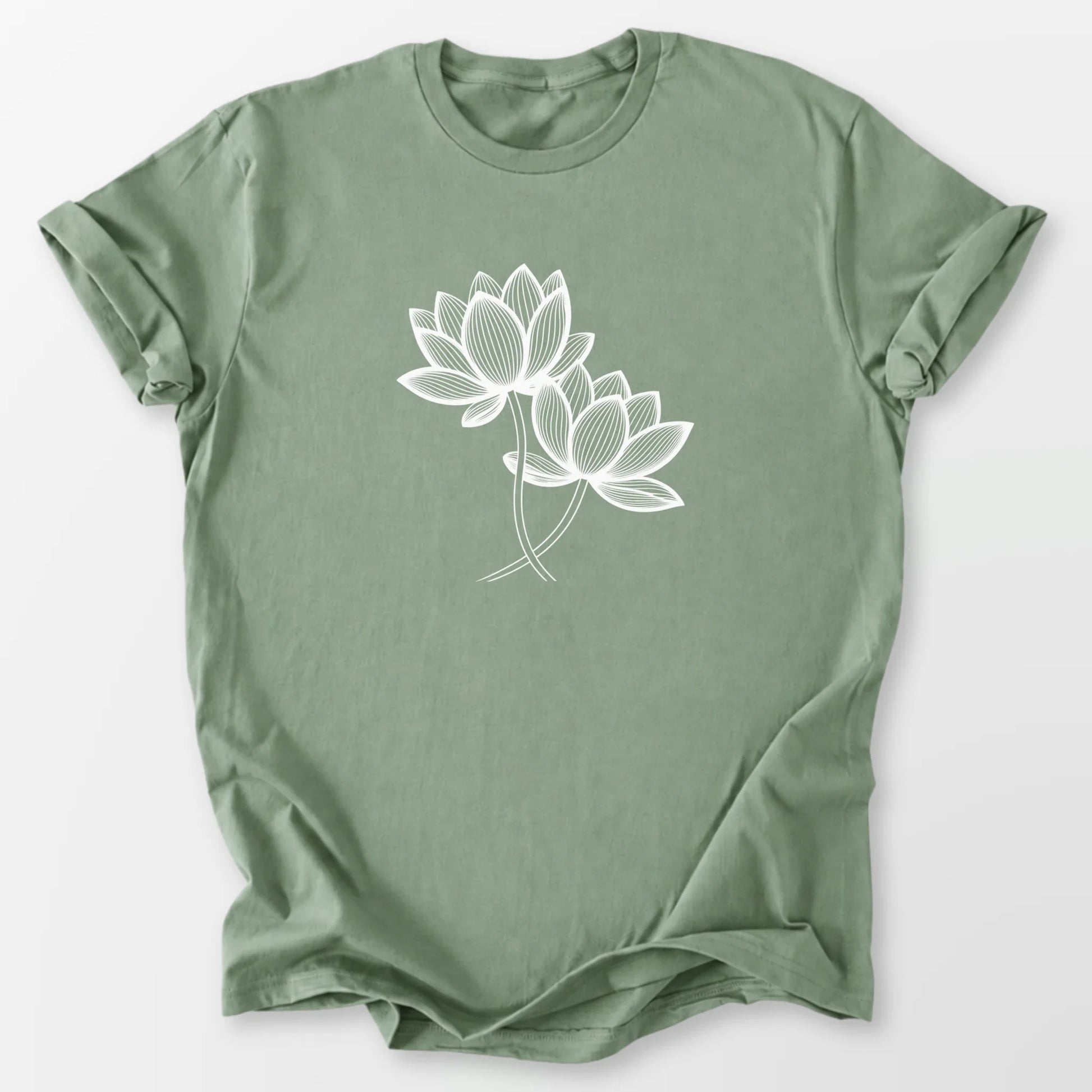Sacred Blooms Tee Sage T-Shirt