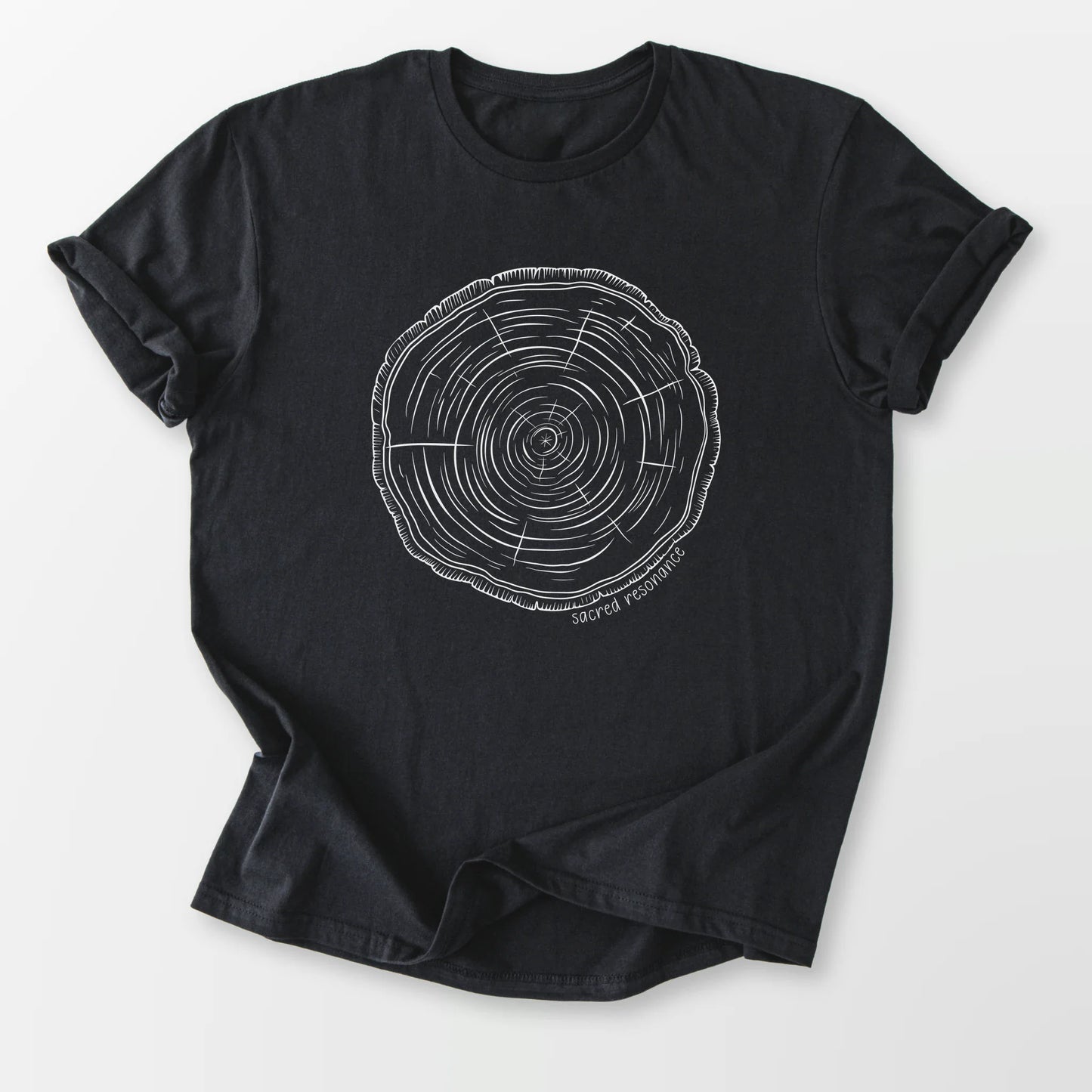 Sacred Resonance Tee Black T-Shirt