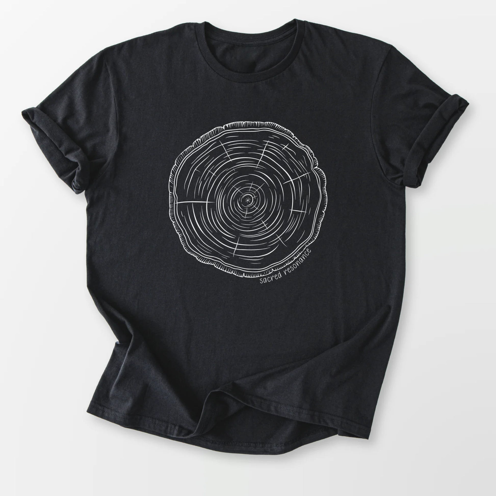Sacred Resonance Tee Black T-Shirt