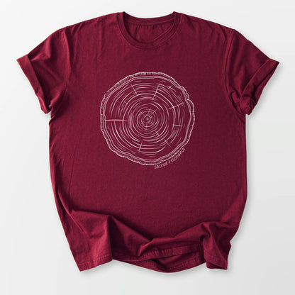 Sacred Resonance Tee Maroon T-Shirt