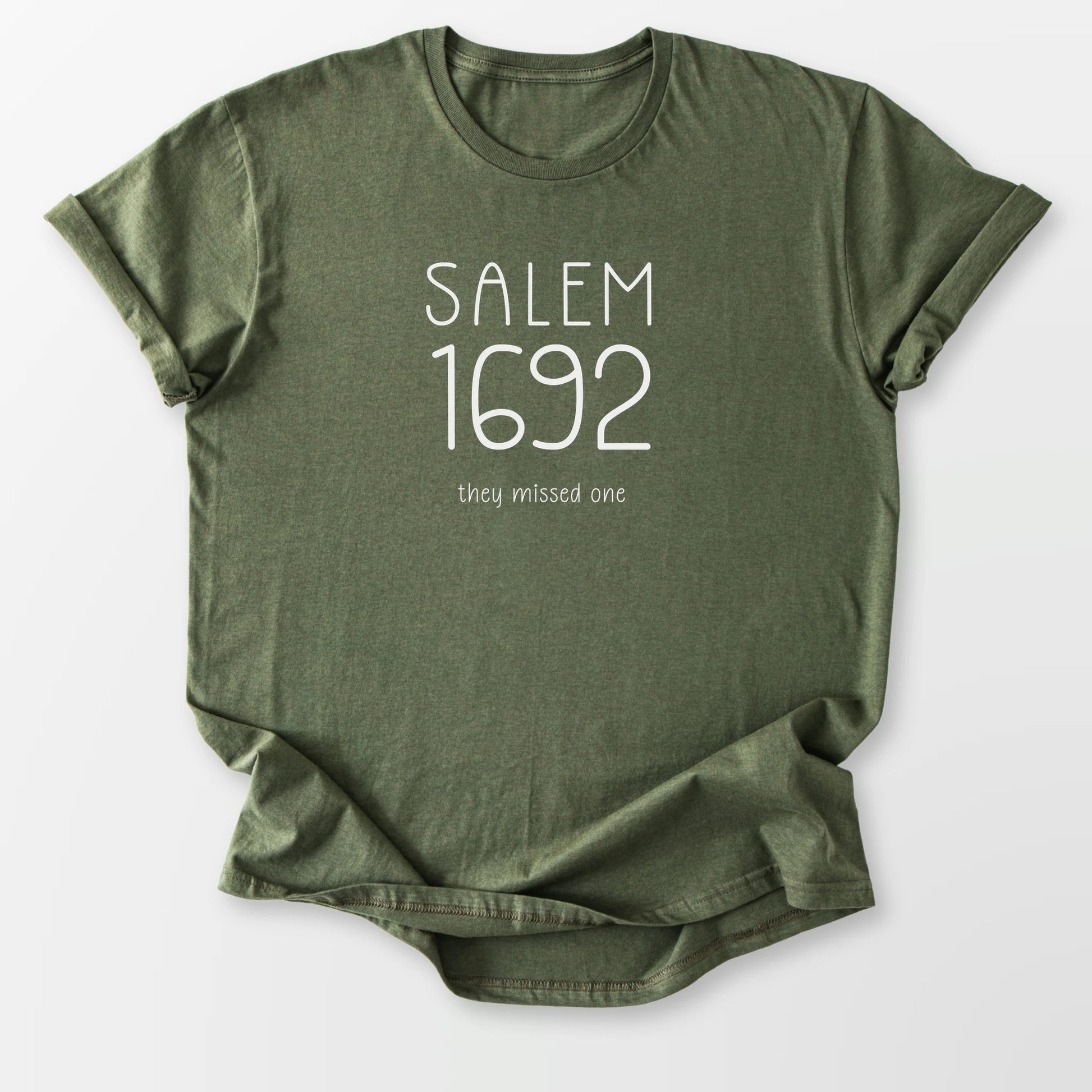 Salem 1692 Missed One Tee Military Green T-Shirt