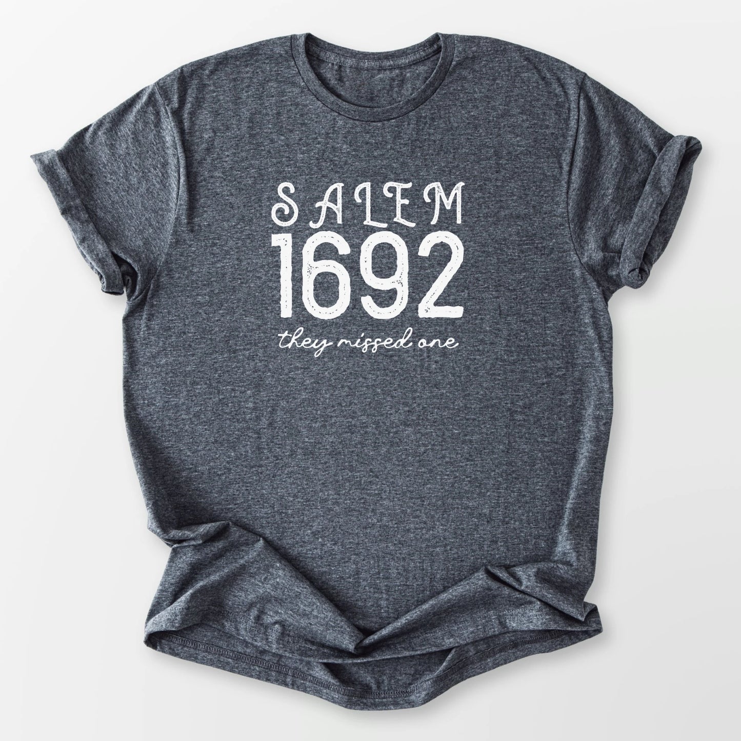 Salem 1692 Vintage Tee Dark Heather Grey T-Shirt