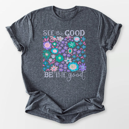 See the Good Tee Dark Heather Grey T-Shirt