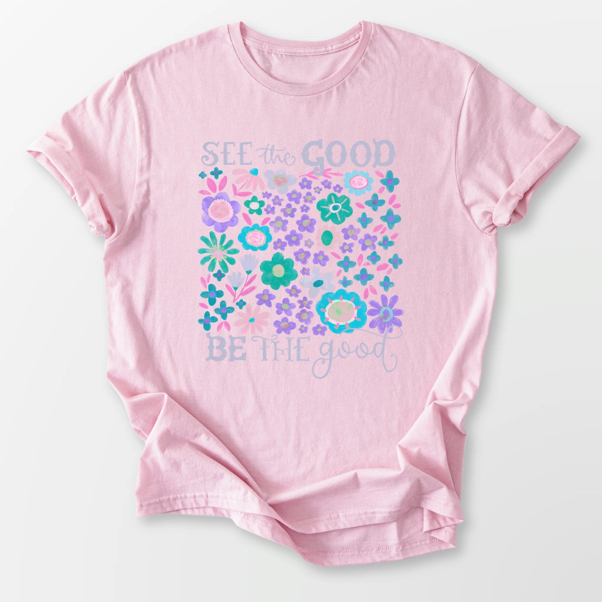 See the Good Tee Light Pink T-Shirt
