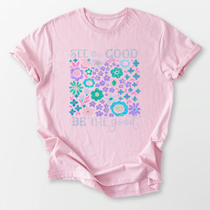 See the Good Tee Light Pink T-Shirt