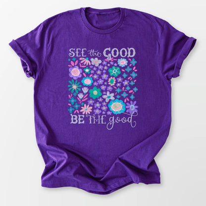 See the Good Tee Purple T-Shirt