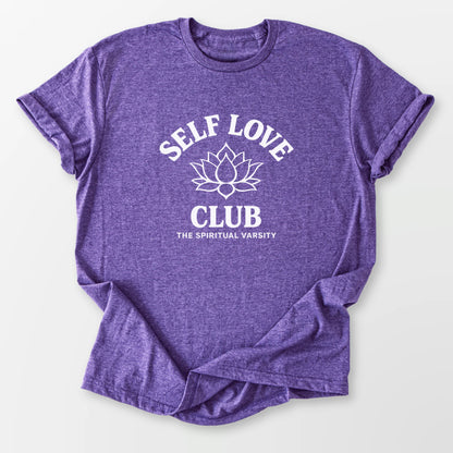 Self Love Club Tee Heather Purple T-Shirt