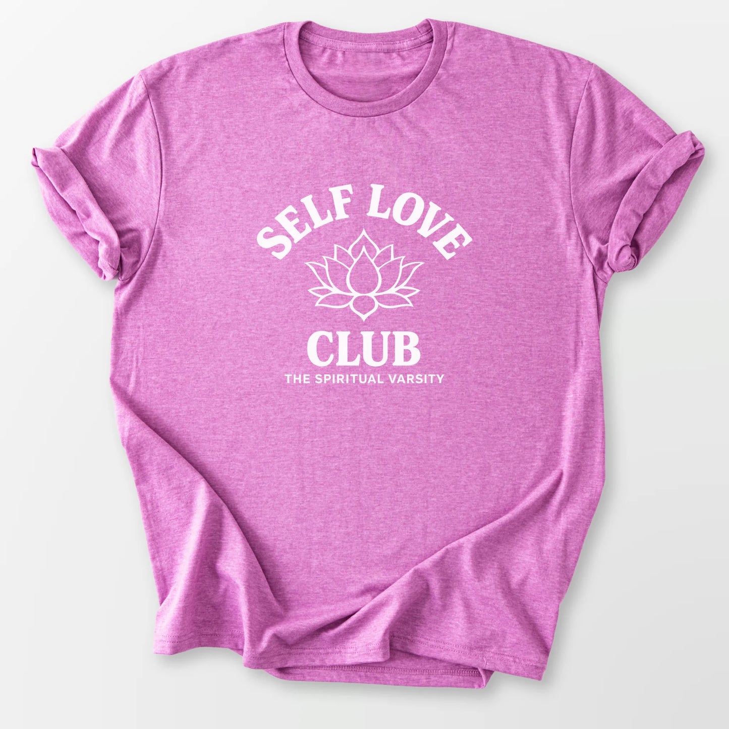 Self Love Club Tee Heather Radiant Orchid T-Shirt