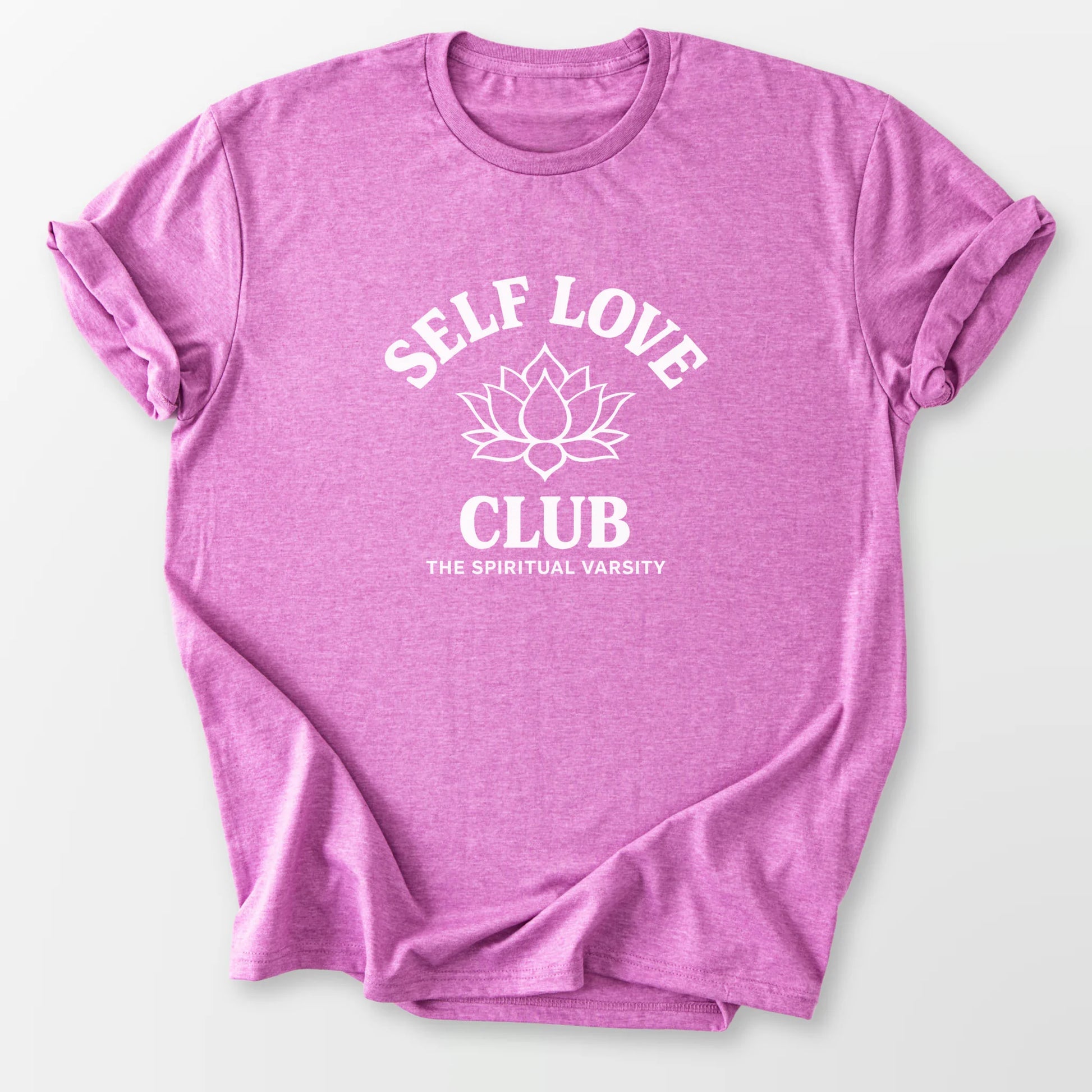 Self Love Club Tee Heather Radiant Orchid T-Shirt