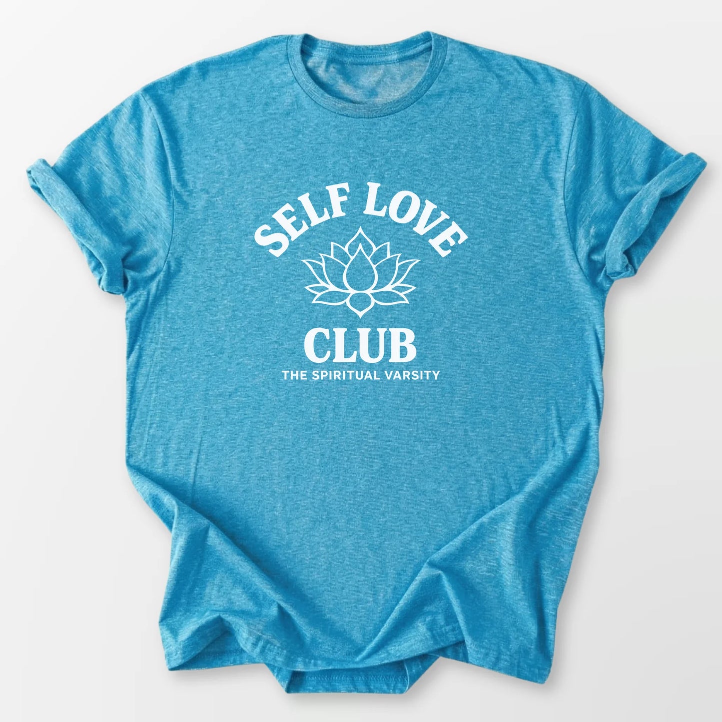 Self Love Club Tee Heather Sapphire T-Shirt