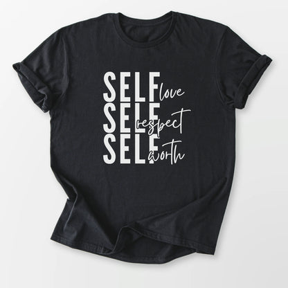 Self Love Tee Black T-Shirt