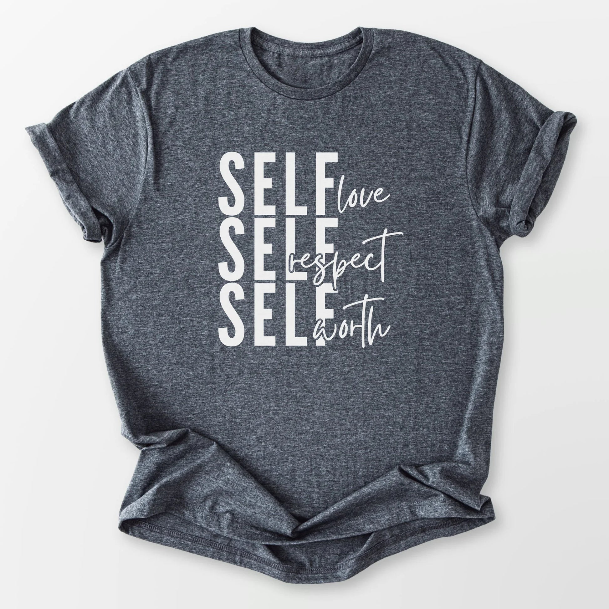 Self Love Tee Dark Heather Grey T-Shirt
