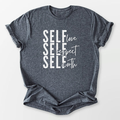 Self Love Tee Dark Heather Grey T-Shirt