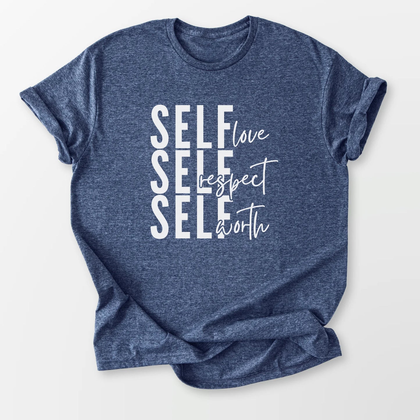 Self Love Tee Heather Navy T-Shirt