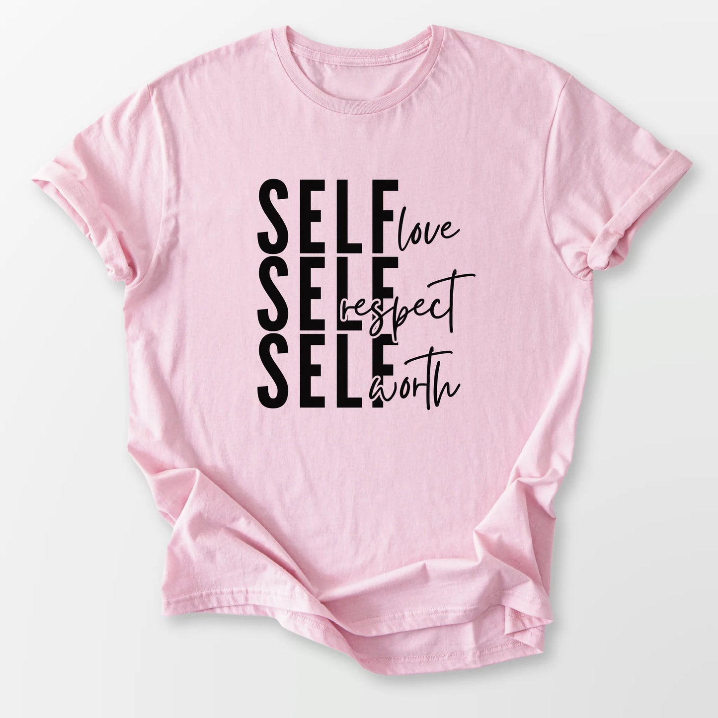 Self Love Tee Light Pink T-Shirt