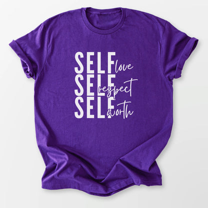 Self Love Tee Purple T-Shirt