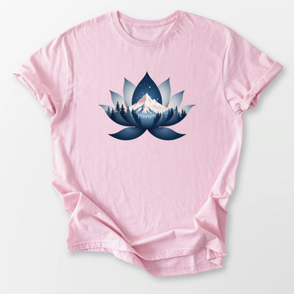 Serene Lotus Tee Light Pink T-Shirt