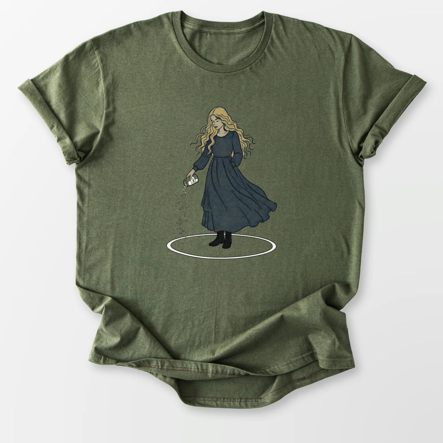 Setting Boundaries Tee Military Green T-Shirt