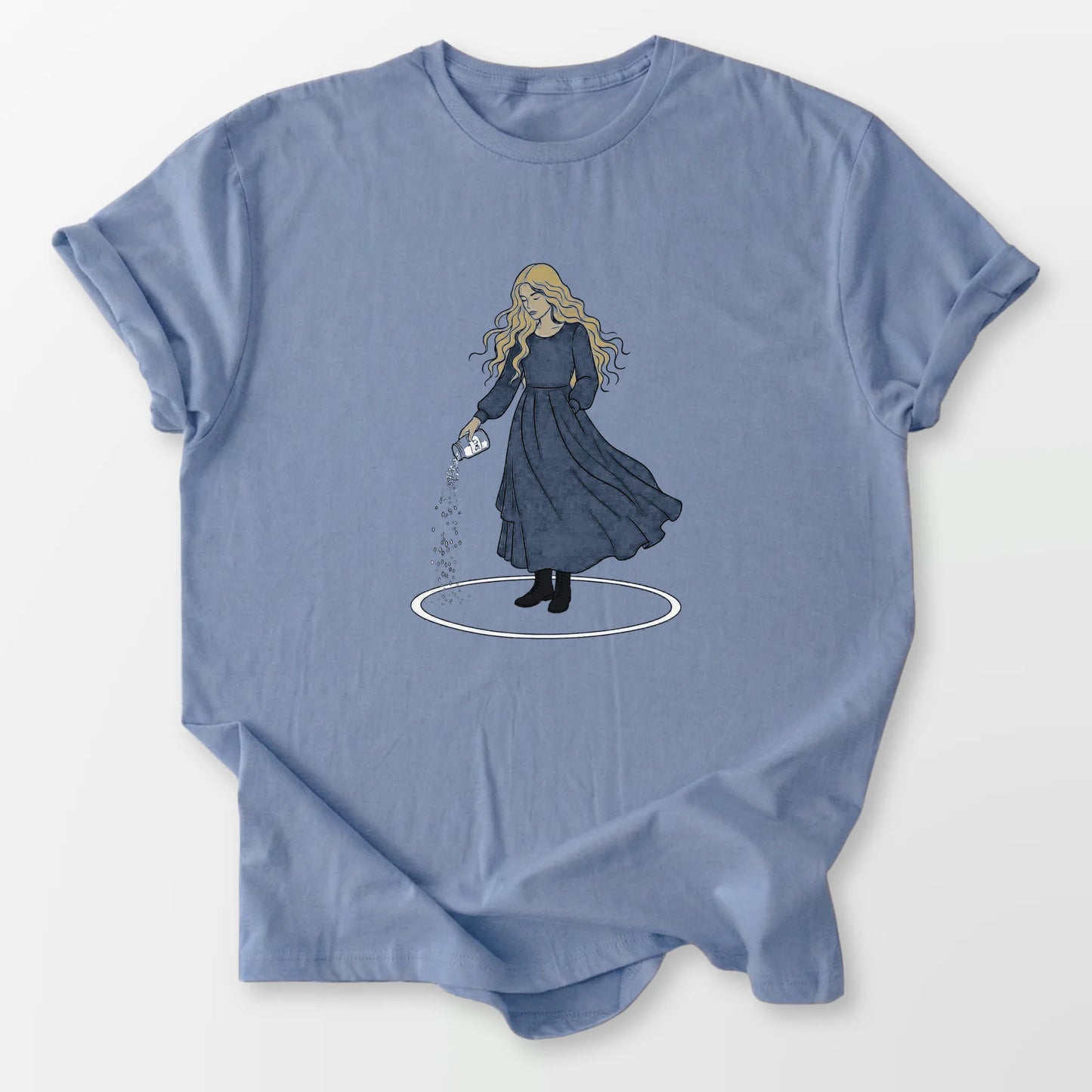 Setting Boundaries Tee Stone Blue T-Shirt