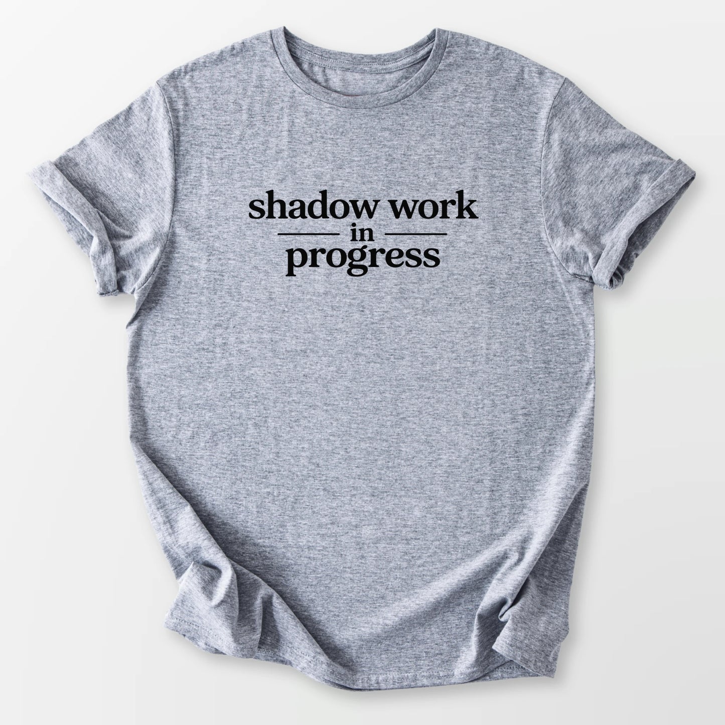 Shadow Work in Progress Tee Sport Grey T-Shirt