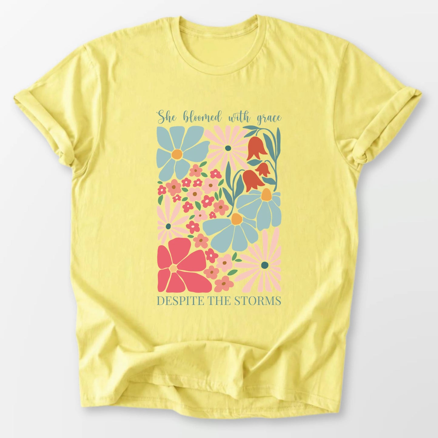 She Bloomed Tee Cornsilk T-Shirt