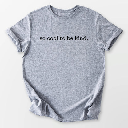 So Cool To Be Kind Tee Sport Grey T-Shirt