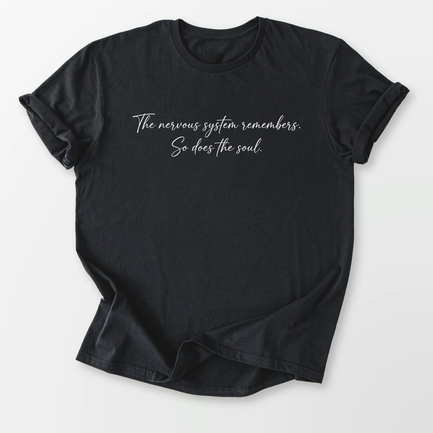 Somatic Wisdom Tee Black T-Shirt