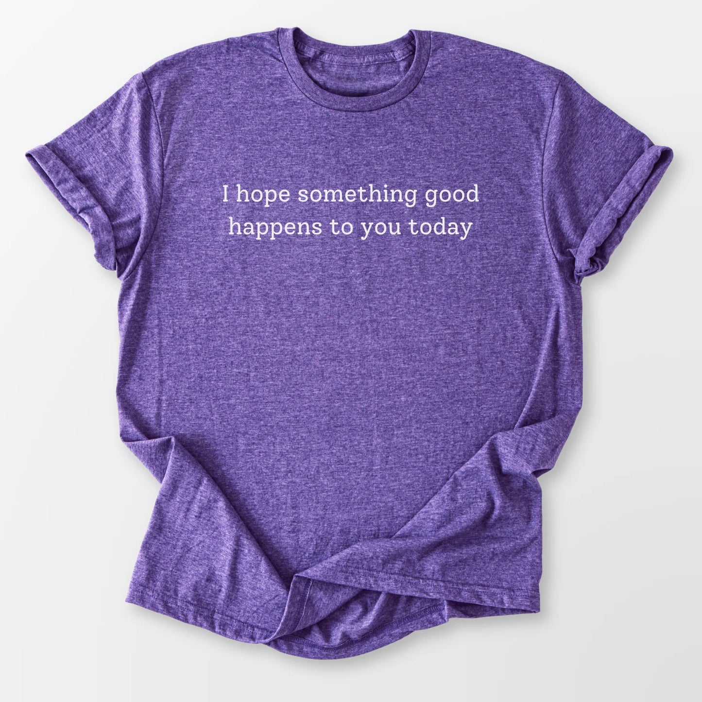 Something Good Tee Heather Purple T-Shirt