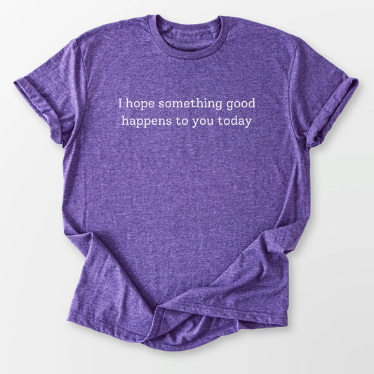 Something Good Tee Heather Purple T-Shirt