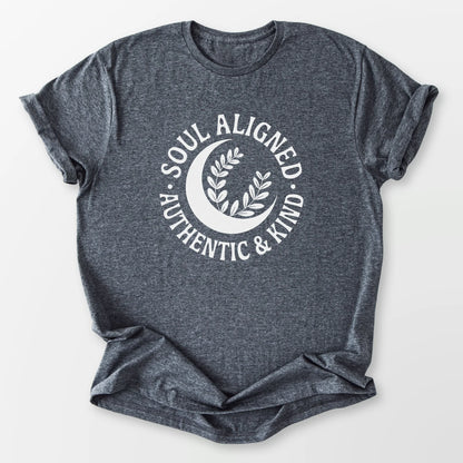 Soul Aligned Tee Dark Heather Grey T-Shirt